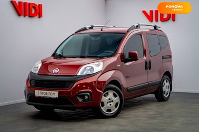 Fiat Qubo, 2017, Газ пропан-бутан / Бензин, 1.4 л., 111 тыс. км, Минивен, Красный, Киев 29988 фото