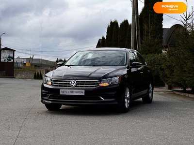 Volkswagen Passat, 2016, Бензин, 113 тис. км, Седан, Чорний, Хмельницький 46733 фото