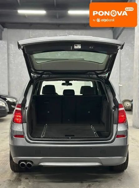 BMW X3, 2014 р., Бензин, 136 тис. км, Позашляховик / Кросовер, Сірий, Кам'янське (Дніпродзержинськ) AT-10409174 фото