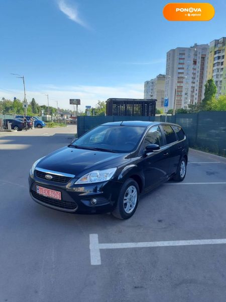 Ford Focus, 2010, Бензин, 1.6 л., 205 тыс. км, Универсал, Чорный, Киев Cars-Pr-68099 фото