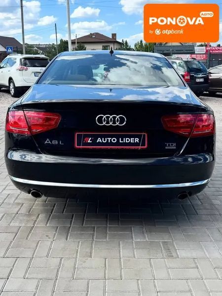 Audi A8, 2013 г., Дизель, 210 тыс. км, Седан, Чорный, Кропивницкий (Кировоград) AT-10410439 фото