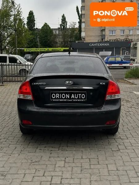 Kia Cerato, 2007 г., Бензин, 286 тыс. км, Седан, Чорный, Днепр (Днепропетровск) AT-10417265 фото