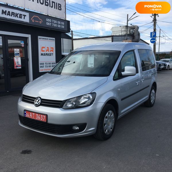 Volkswagen Caddy пасс., 2015, Дизель, 1.6 л., 181 тыс. км, Универсал, Серый, Житомир 21678 фото