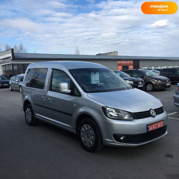 Volkswagen Caddy пасс., 2015, Дизель, 1.6 л., 181 тыс. км, Универсал, Серый, Житомир 21678 фото