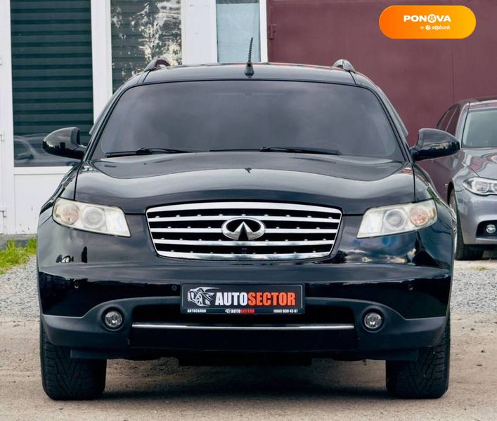 Infiniti FX 35, 2006, Газ пропан-бутан / Бензин, 130 тис. км, Позашляховик / Кросовер, Чорний, Харків 100950 фото