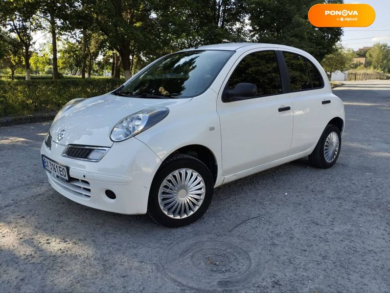 Nissan Micra, 2009, Бензин, 1.25 л., 215 тыс. км, Хетчбек, Белый, Нетішин Cars-Pr-66178 фото