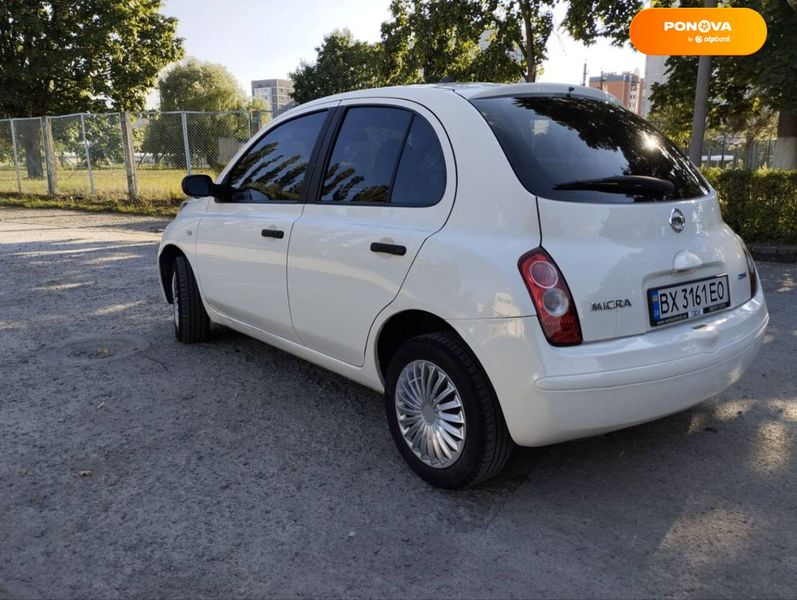 Nissan Micra, 2009, Бензин, 1.25 л., 215 тыс. км, Хетчбек, Белый, Нетішин Cars-Pr-66178 фото