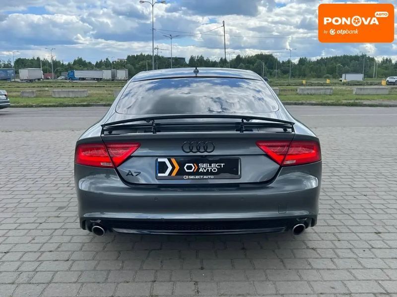 Audi A7 Sportback, 2014 р., Дизель, 325 тис. км, Седан, Сірий, Львів AT-10418402 фото
