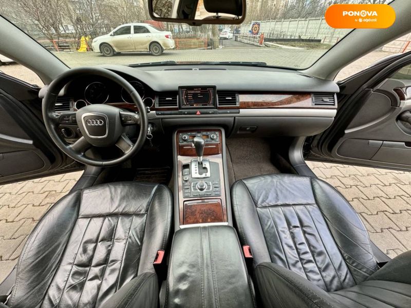Audi A8, 2007, Газ пропан-бутан / Бензин, 2.98 л., 275 тис. км, Седан, Чорний, Одеса 12401 фото