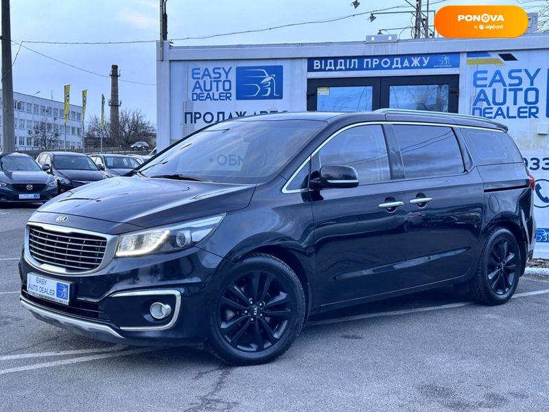 Kia Carnival, 2017, Дизель, 2.2 л., 90 тис. км, Мінівен, Чорний, Київ 13609 фото