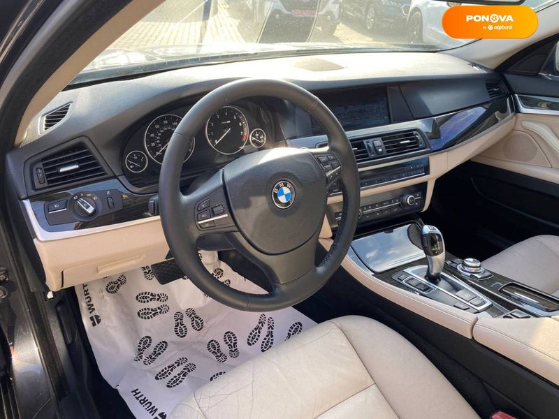 BMW 5 Series, 2014, Бензин, 2 л., 224 тис. км, Седан, Чорний, Львів 46207 фото