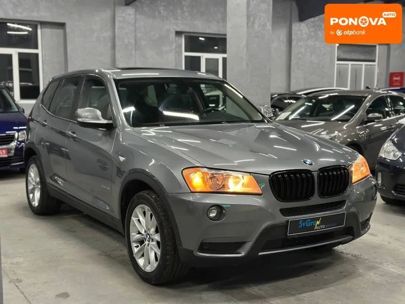 BMW X3, 2014 р., Бензин, 136 тис. км, Позашляховик / Кросовер, Сірий, Кам'янське (Дніпродзержинськ) AT-10409174 фото