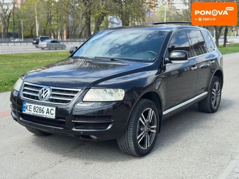 Volkswagen Touareg, 2005 г., Газ пропан-бутан / Бензин, 258 тыс. км, Внедорожник / Кроссовер, Чорный, Днепр (Днепропетровск) AT-10418052 фото