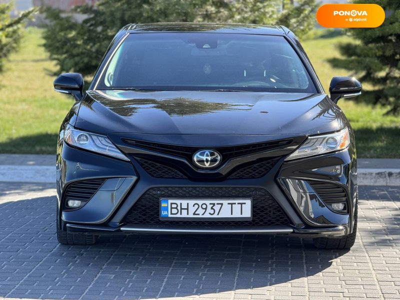Toyota Camry, 2018, Бензин, 3.5 л., 117 тис. км, Седан, Чорний, Одеса 43147 фото