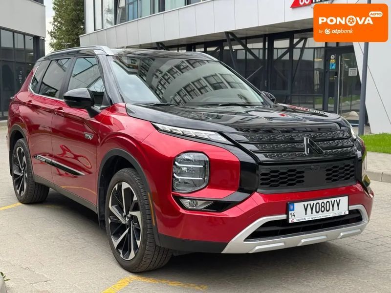 Mitsubishi Outlander, 2024 р., Гібрид (MHEV), 3 тис. км, Позашляховик / Кросовер, Червоний, Львів AT-10418641 фото