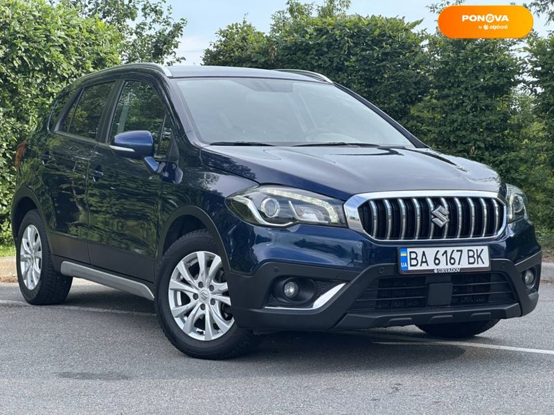 Suzuki SX4, 2017, Бензин, 1.59 л., 144 тис. км, Позашляховик / Кросовер, Синій, Київ 108331 фото