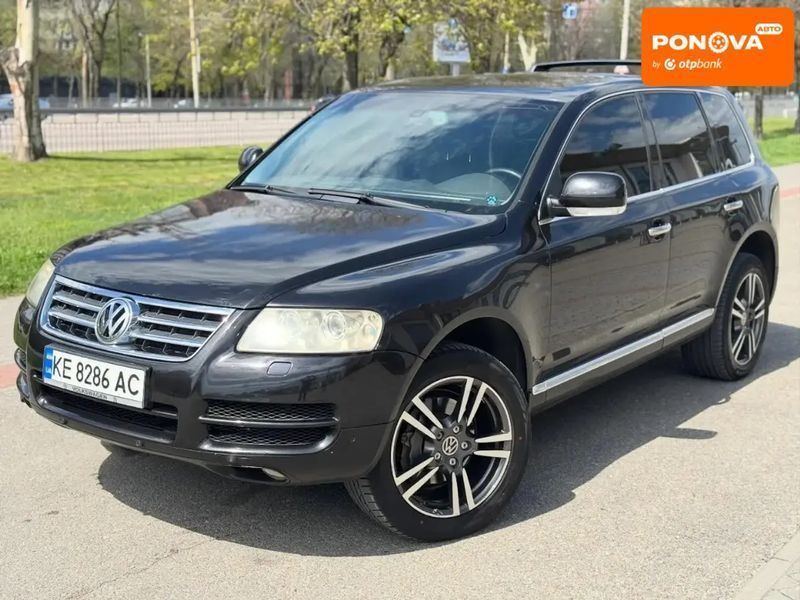 Volkswagen Touareg, 2005 г., Газ пропан-бутан / Бензин, 258 тыс. км, Внедорожник / Кроссовер, Чорный, Днепр (Днепропетровск) AT-10418052 фото