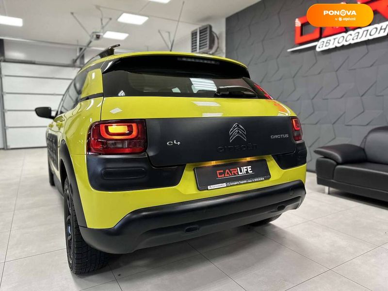 Citroen C4 Cactus, 2017, Бензин, 1.2 л., 54 тис. км, Хетчбек, Жовтий, Тернопіль 39716 фото