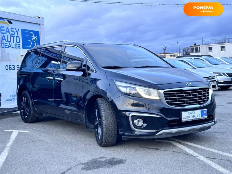 Kia Carnival, 2017, Дизель, 2.2 л., 90 тис. км, Мінівен, Чорний, Київ 13609 фото