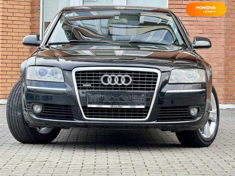 Audi A8, 2007, Газ пропан-бутан / Бензин, 2.98 л., 275 тис. км, Седан, Чорний, Одеса 12401 фото