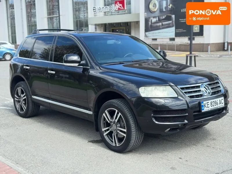 Volkswagen Touareg, 2005 г., Газ пропан-бутан / Бензин, 258 тыс. км, Внедорожник / Кроссовер, Чорный, Днепр (Днепропетровск) AT-10418052 фото