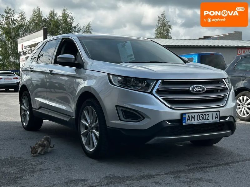 Ford Edge, 2017 р., Бензин, 148 тис. км, Позашляховик / Кросовер, Сірий, Житомир AT-10417798 фото