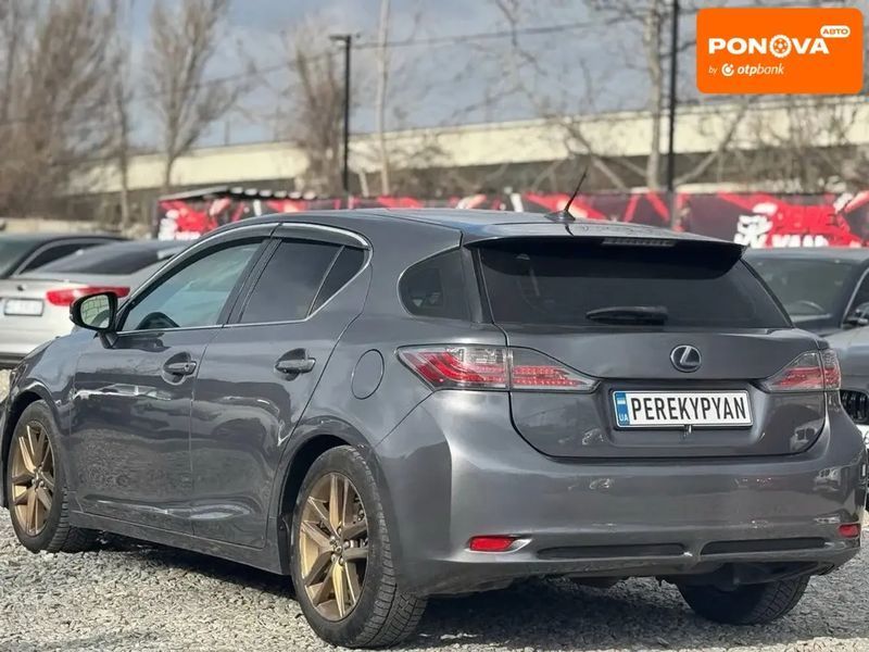 Lexus CT, 2012 р., Газ пропан-бутан / Бензин, 186 тис. км, Хетчбек, Сірий, Дніпро (Дніпропетровськ) AT-10413299 фото