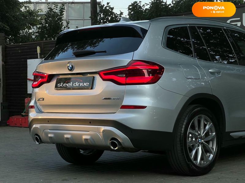 BMW X3, 2019, Бензин, 2 л., 55 тис. км, Позашляховик / Кросовер, Сірий, Одеса 110705 фото