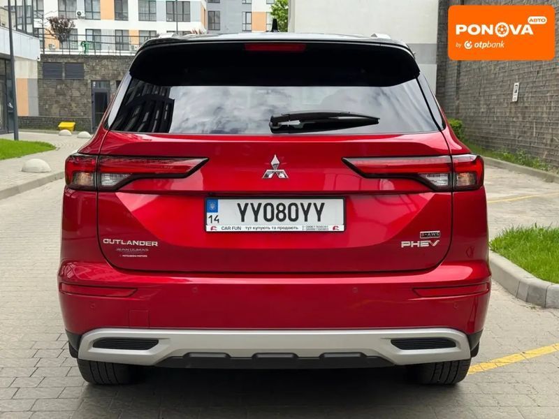 Mitsubishi Outlander, 2024 р., Гібрид (MHEV), 3 тис. км, Позашляховик / Кросовер, Червоний, Львів AT-10418641 фото