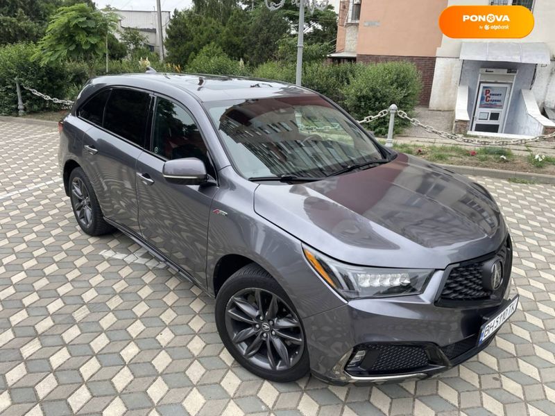 Acura MDX, 2018, Бензин, 3.47 л., 90 тис. км, Позашляховик / Кросовер, Сірий, Одеса Cars-Pr-66288 фото