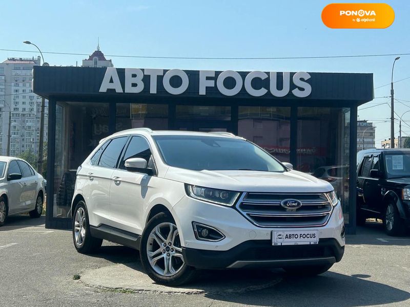 Ford Edge, 2016, Дизель, 2 л., 188 тис. км, Позашляховик / Кросовер, Білий, Київ 110401 фото