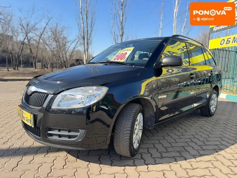 Skoda Fabia, 2009 р., Бензин, 190 тис. км, Універсал, Чорний, Кривий Ріг AT-10411784 фото