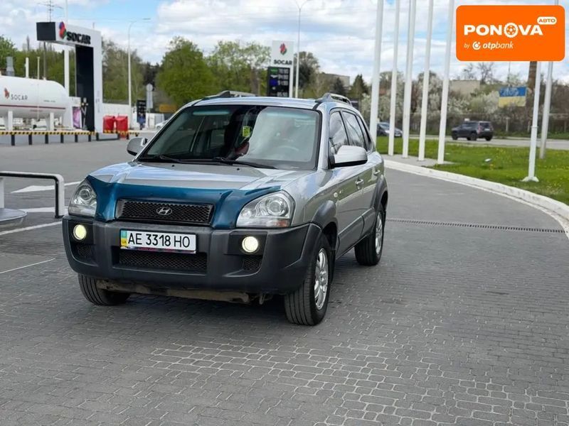 Hyundai Tucson, 2008 р., Газ пропан-бутан / Бензин, 198 тис. км, Позашляховик / Кросовер, Сірий, Дніпро (Дніпропетровськ) AT-10415349 фото