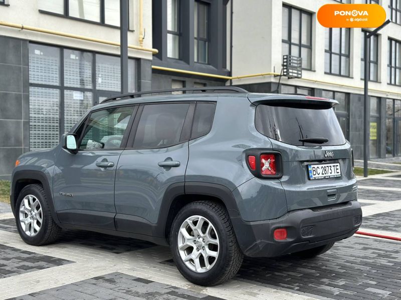 Jeep Renegade, 2018, Бензин, 2.36 л., 92 тис. км, Позашляховик / Кросовер, Сірий, Львів 29091 фото