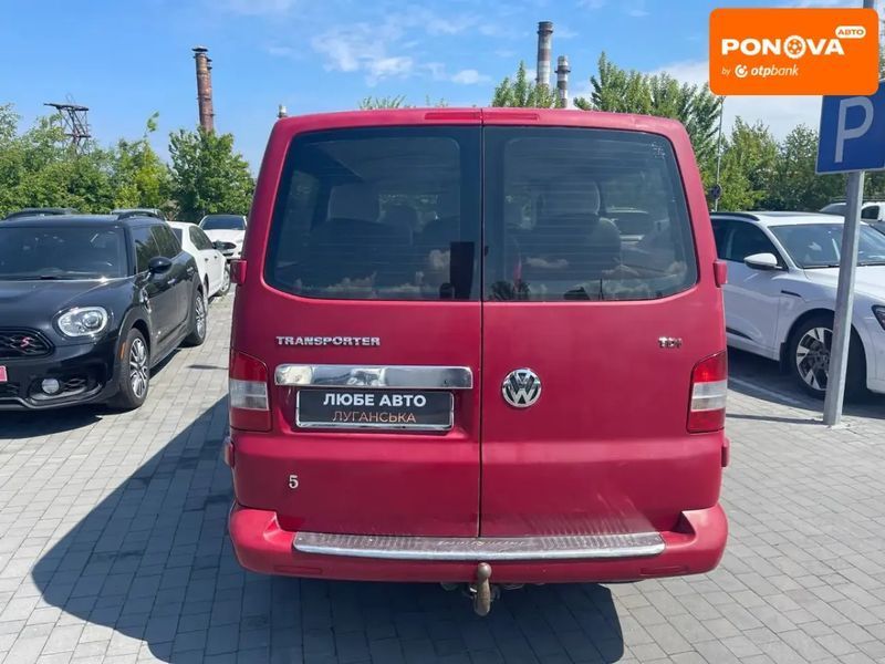 Volkswagen Transporter, 2004 р., Дизель, 305 тис. км, Мінівен, Червоний, Львів AT-10401838 фото