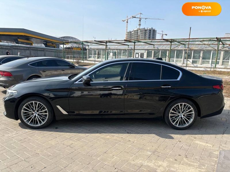 BMW 5 Series, 2017, Бензин, 2 л., 46 тис. км, Седан, Чорний, Київ 42815 фото