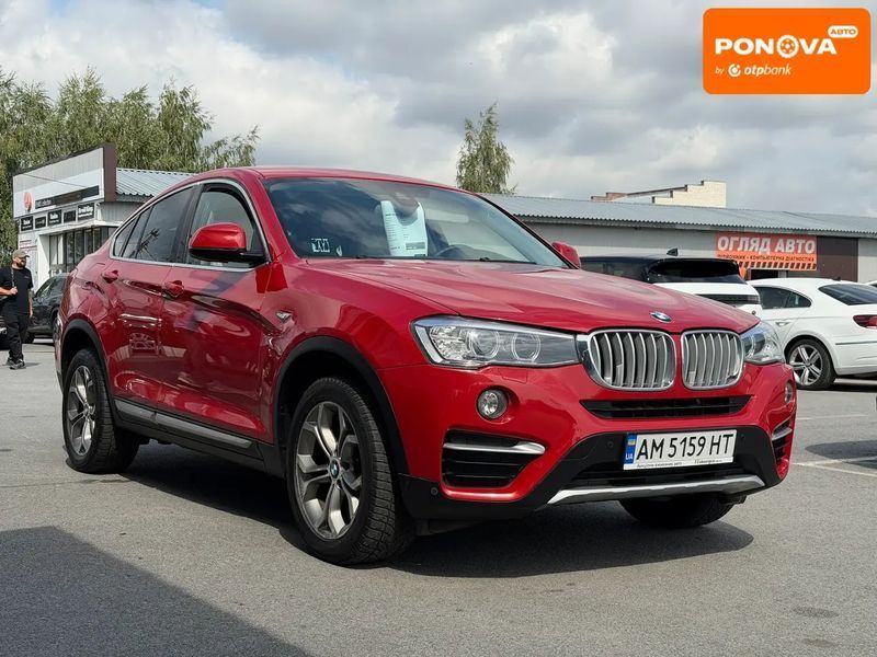 BMW X4, 2017 г., Дизель, 177 тыс. км, Внедорожник / Кроссовер, Красный, Житомир AT-10426707 фото