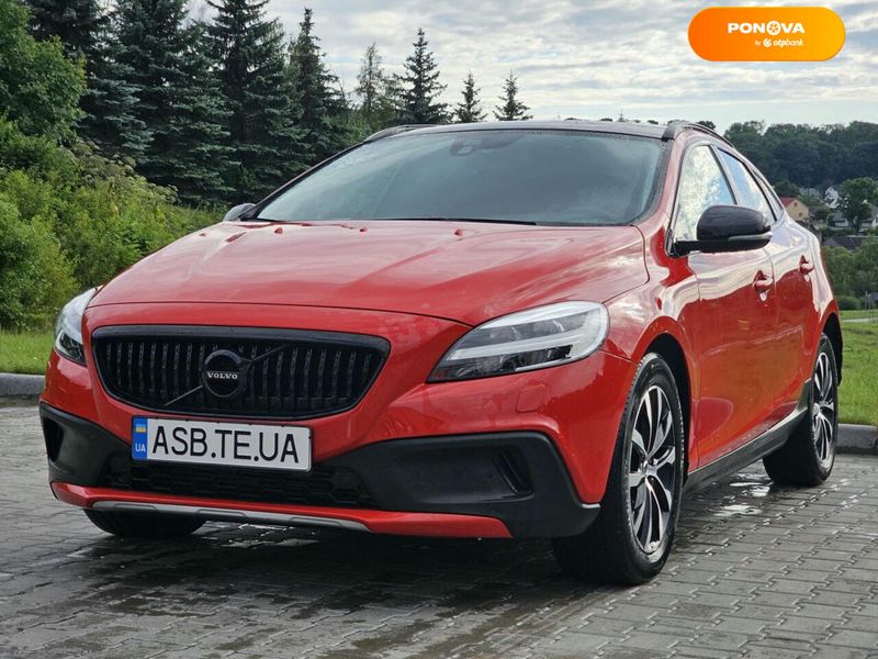 Volvo V40, 2019, Бензин, 1.5 л., 53 тыс. км, Хетчбек, Красный, Тернополь 107473 фото