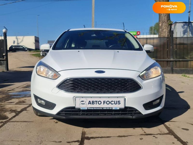 Ford Focus, 2016, Бензин, 1 л., 145 тис. км, Хетчбек, Білий, Київ 38596 фото