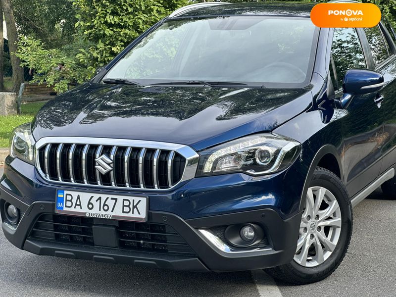 Suzuki SX4, 2017, Бензин, 1.59 л., 144 тис. км, Позашляховик / Кросовер, Синій, Київ 108331 фото