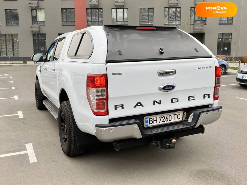 Ford Ranger, 2017, Дизель, 2.2 л., 257 тис. км, Пікап, Білий, Київ 13301 фото