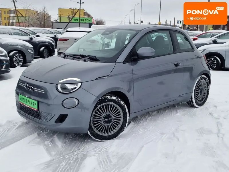 Fiat 500, 2022 г., Електро, 19 тыс. км, Хетчбек, Серый, Винница AT-10407583 фото