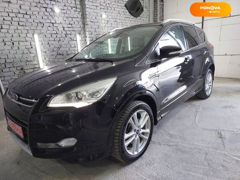 Ford Kuga, 2015, Дизель, 2 л., 166 тис. км, Позашляховик / Кросовер, Чорний, Рівне Cars-Pr-66058 фото