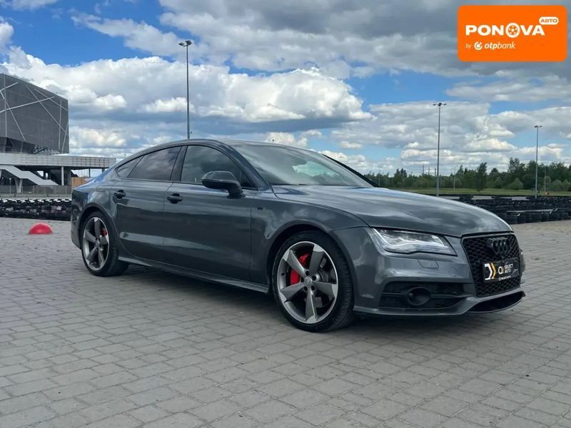 Audi A7 Sportback, 2014 р., Дизель, 325 тис. км, Седан, Сірий, Львів AT-10418402 фото