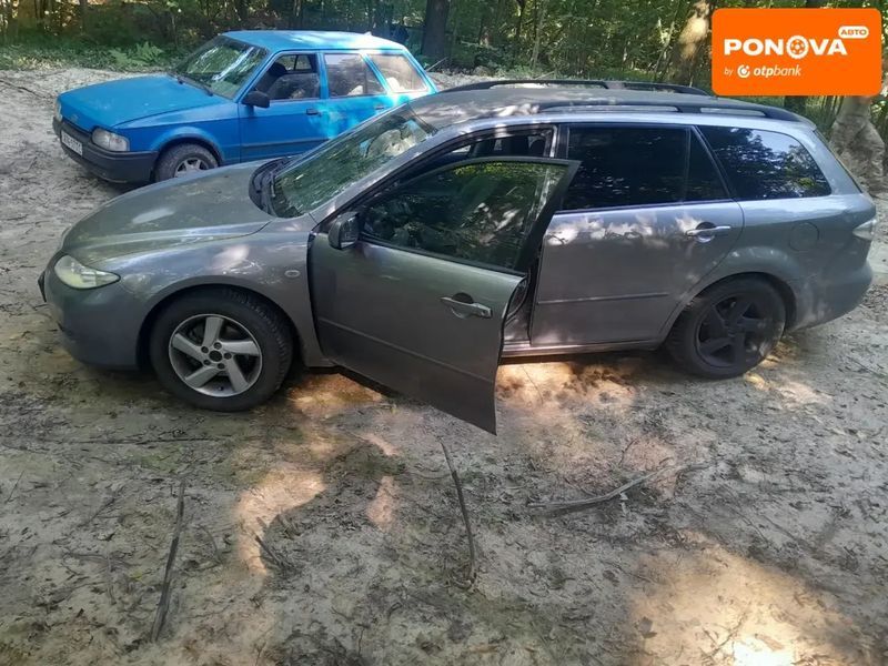 Mazda 6, 2003 г., Газ пропан-бутан / Бензин, 370 тыс. км, Универсал, Серый, Львов AT-10404762 фото