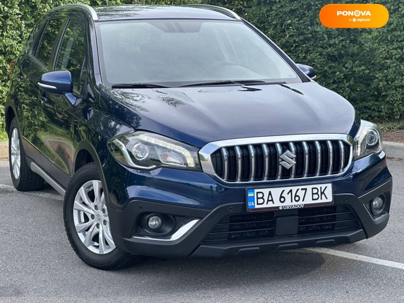 Suzuki SX4, 2017, Бензин, 1.59 л., 144 тис. км, Позашляховик / Кросовер, Синій, Київ 108331 фото