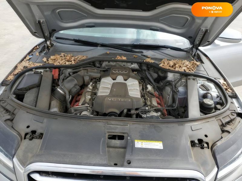 Audi A8, 2014, Бензин, 3 л., 145 тис. км, Седан, Сірий, Чернівці Cars-EU-US-KR-34909 фото