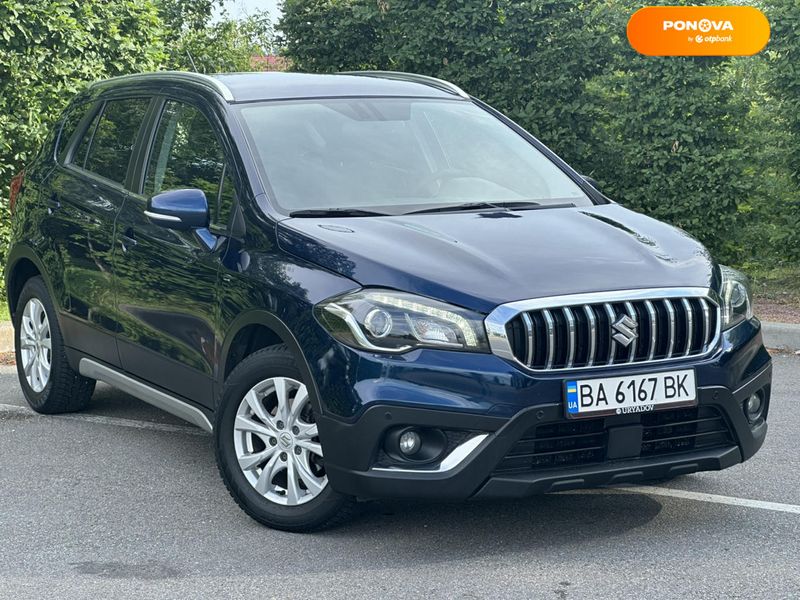 Suzuki SX4, 2017, Бензин, 1.59 л., 144 тис. км, Позашляховик / Кросовер, Синій, Київ 108331 фото