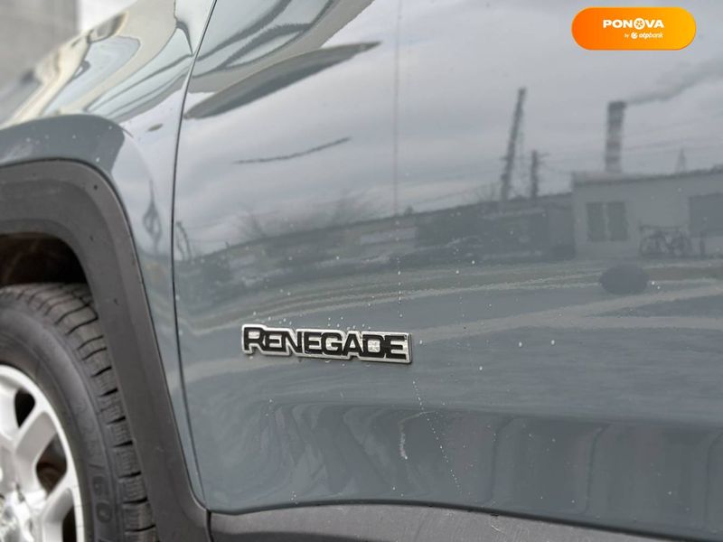 Jeep Renegade, 2018, Бензин, 2.36 л., 92 тис. км, Позашляховик / Кросовер, Сірий, Львів 29091 фото