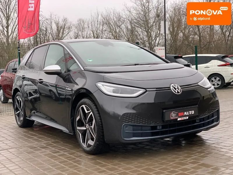 Volkswagen ID.3, 2020 р., Електро, 153 тис. км, Хетчбек, Чорний, Бердичів AT-10405474 фото